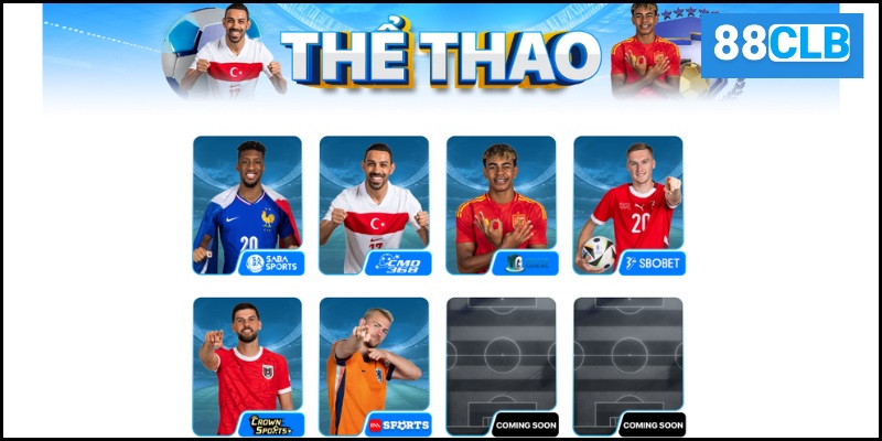 Thể Thao 88CLB Tổng quan chuyên mục Thể Thao