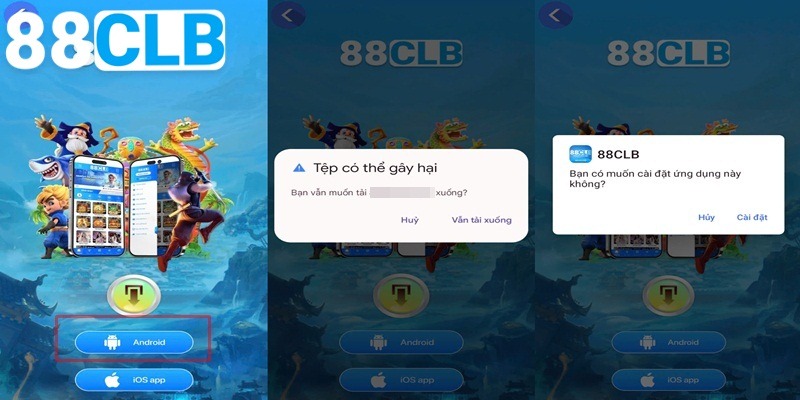 Tải App 88CLB Với Quy Trình Đơn Giản Cho Các Hệ Điều Hành Các bước cập nhật ứng dụng trên Android